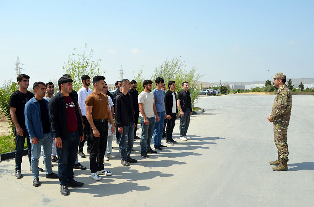 Azerbaijani military reservists holding practical classes (VIDEO)