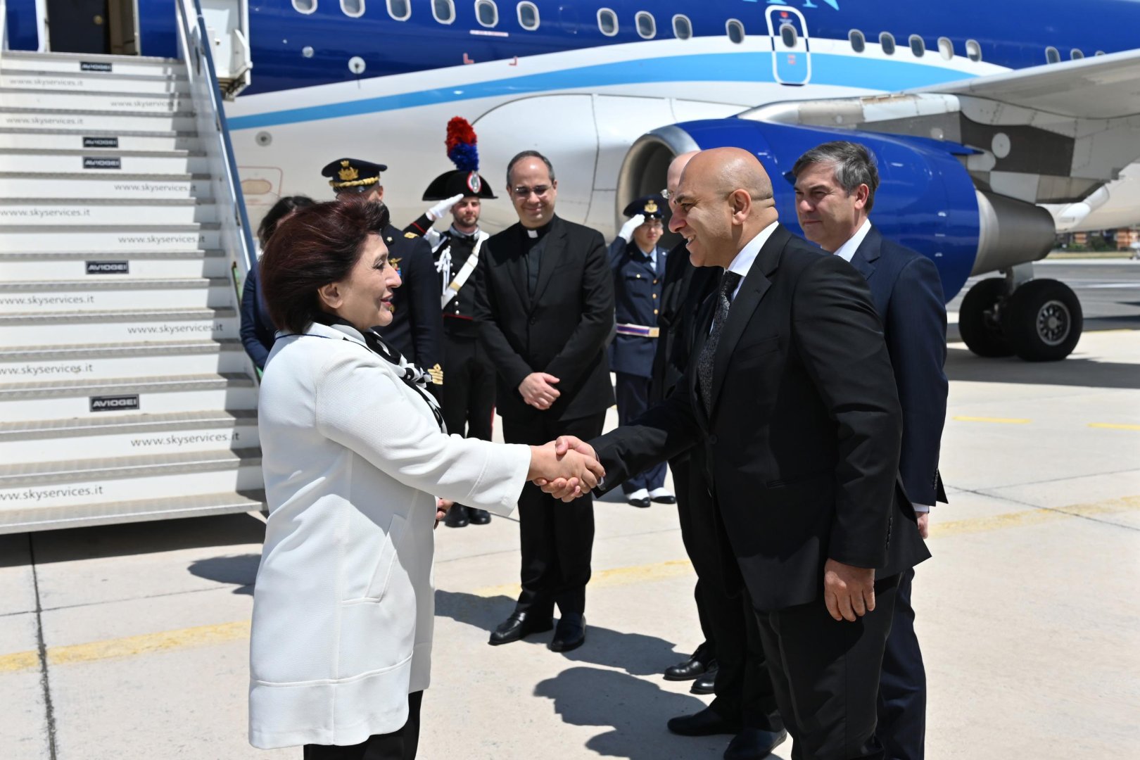 Azerbaijani delegation arrives in Vatican to attend inauguration ceremony of Pope Leo XIV (PHOTO)