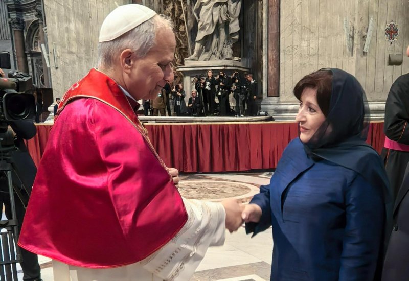 Azerbaijani parliament speaker attends enthronement ceremony of Pope Leo XIV (PHOTO)