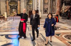 Azerbaijani parliament speaker attends enthronement ceremony of Pope Leo XIV (PHOTO)