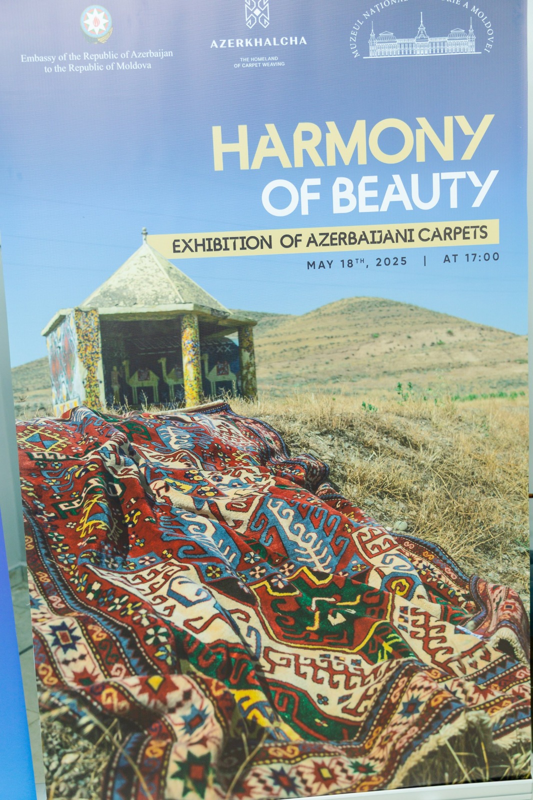 "Azerkhalcha" OJSC opened the carpet exhibition"Harmony of Beauty. The Timeless Elegance of Azerbaijani Carpets" for the first time in Moldova (PHOTO)