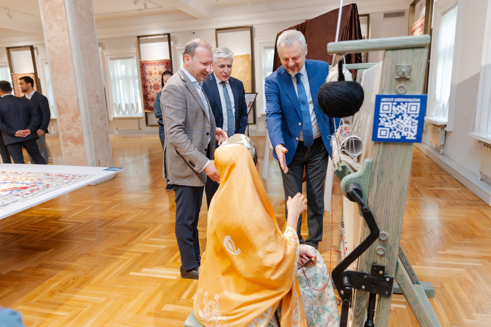 "Azerkhalcha" OJSC opened the carpet exhibition"Harmony of Beauty. The Timeless Elegance of Azerbaijani Carpets" for the first time in Moldova (PHOTO)