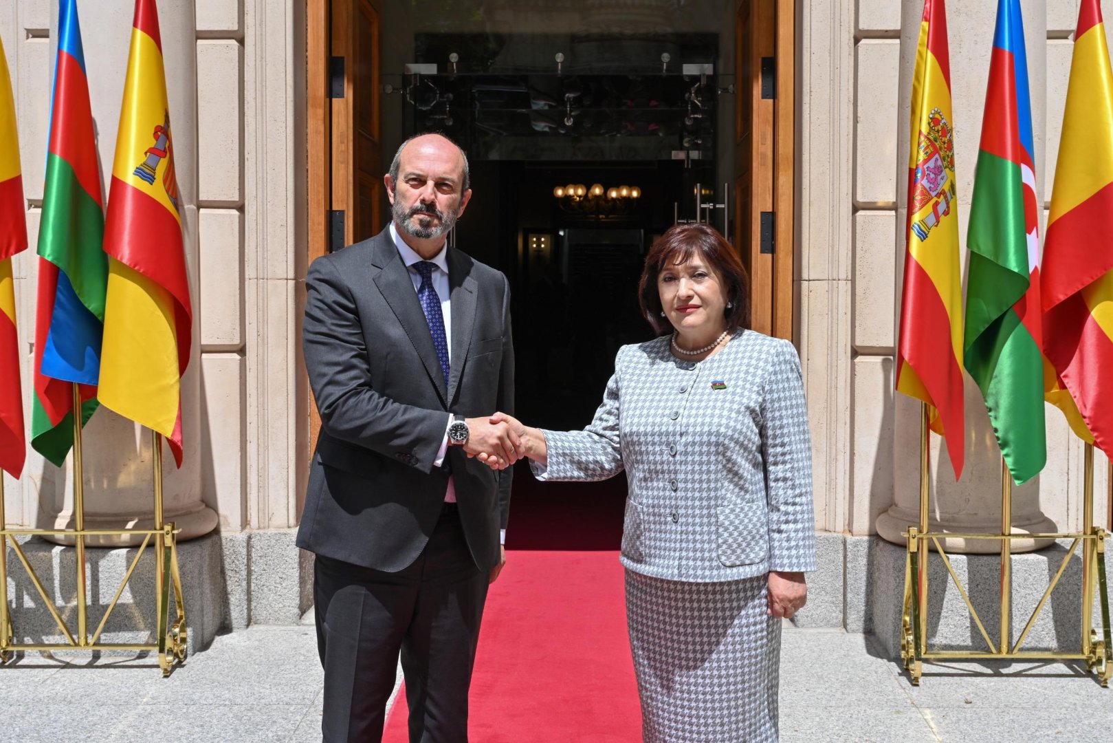 Speaker of Azerbaijan’s Milli Majlis meets with President of Spanish Senate (PHOTO)
