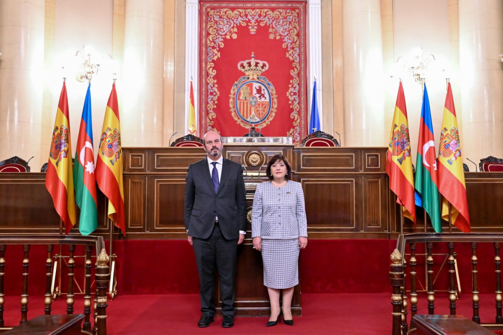 Speaker of Azerbaijan’s Milli Majlis meets with President of Spanish Senate (PHOTO)