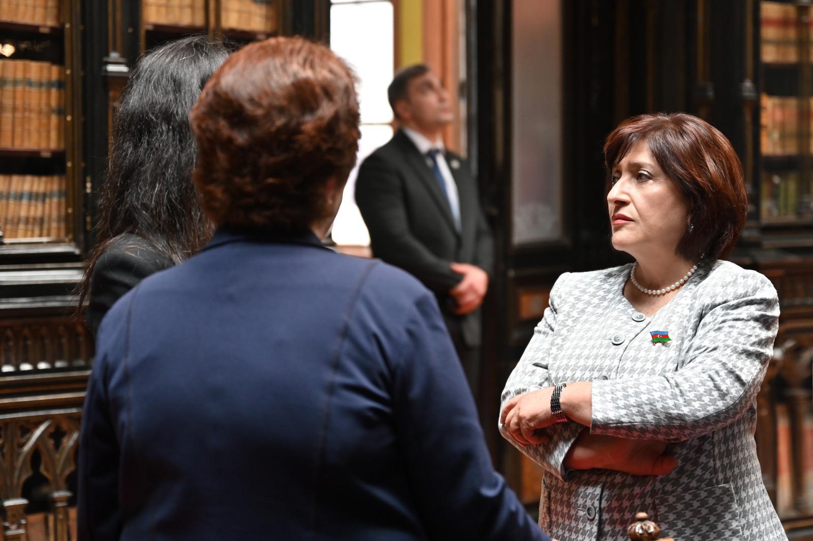 Speaker of Azerbaijan’s Milli Majlis meets with President of Spanish Senate (PHOTO)