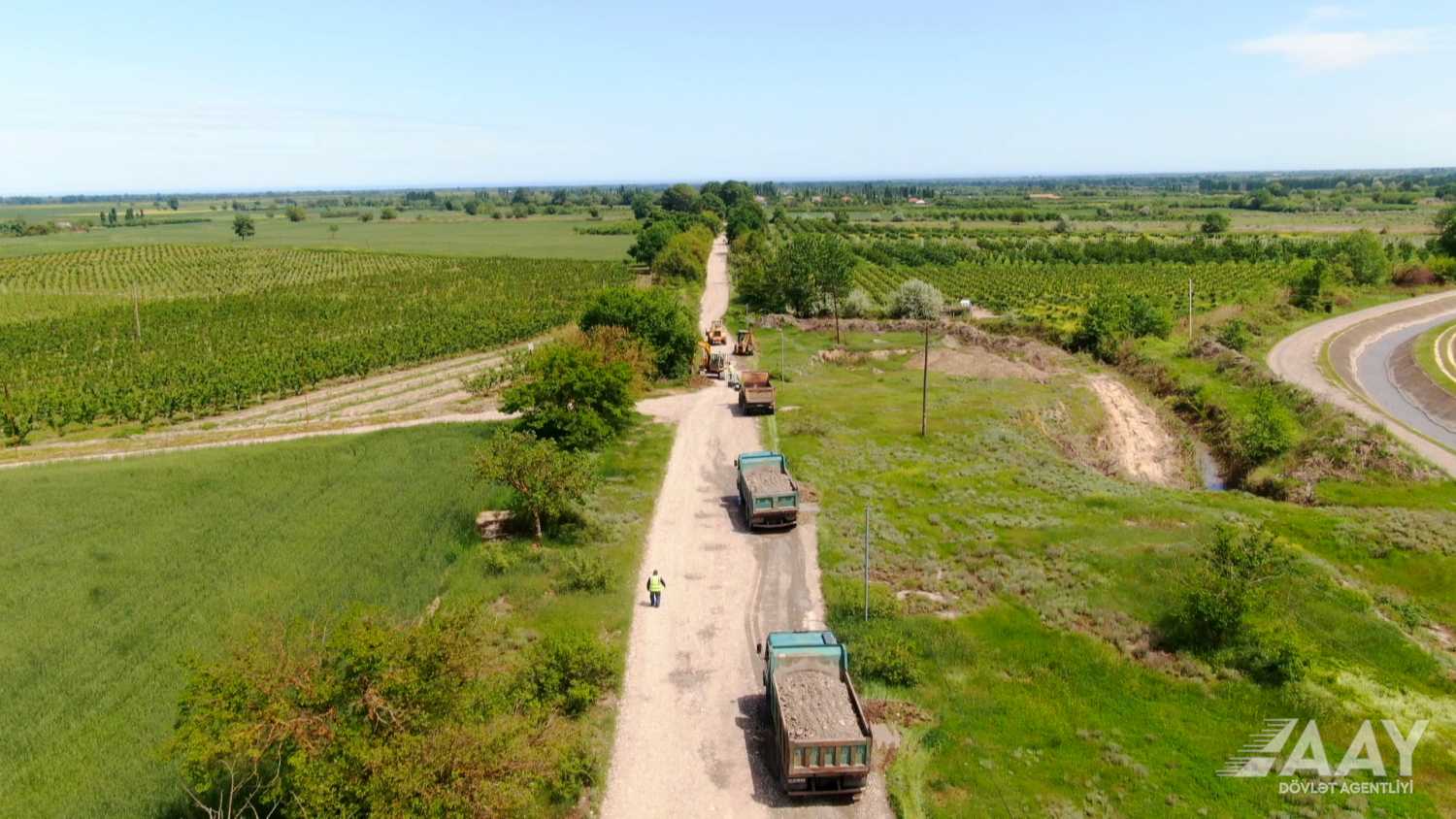 Azerbaijan facelifting roads linking settlements in its Gusar (PHOTO/VIDEO)