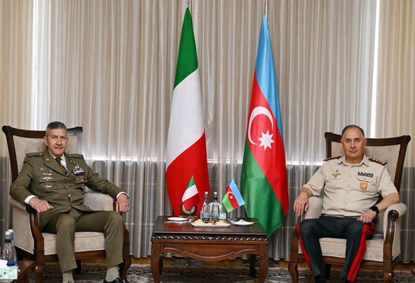 Azerbaijan, Italy exchange views on strengthening military ties (VIDEO)