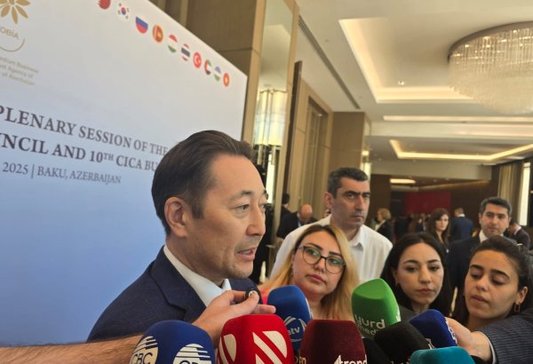 Azerbaijan’s chair to steer CICA toward sustainable dev't and enhanced security in Asia - official