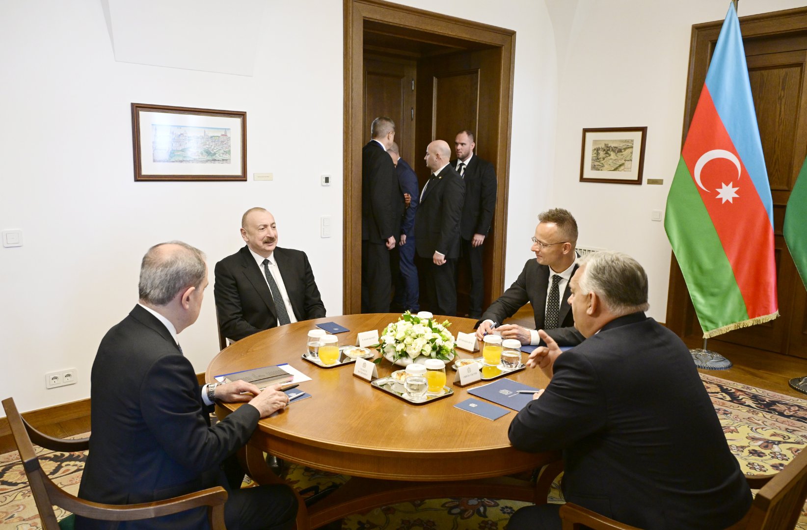 President Ilham Aliyev, PM Viktor Orbán hold limited meeting in Budapest (PHOTO/VIDEO)