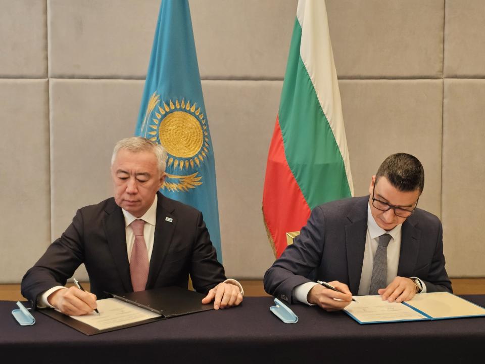 Kazakhstan, Bulgaria sign key agreements to strengthen bilateral economic relations