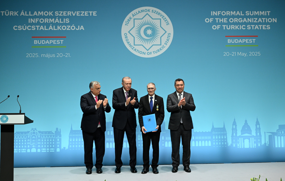 President Ilham Aliyev attends award ceremony for Nobel Prize laureate Aziz Sancar receiving Alisher Navoi International Prize (PHOTO/VIDEO)