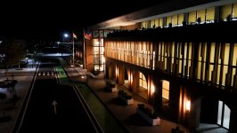 Azerbaijan spotlights stunning photos of Aghdam’s new railway and bus station complex