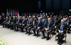 President Ilham Aliyev attends award ceremony for Nobel Prize laureate Aziz Sancar receiving Alisher Navoi International Prize (PHOTO/VIDEO)