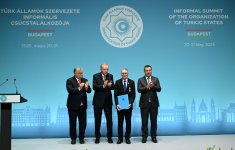 President Ilham Aliyev attends award ceremony for Nobel Prize laureate Aziz Sancar receiving Alisher Navoi International Prize (PHOTO/VIDEO)