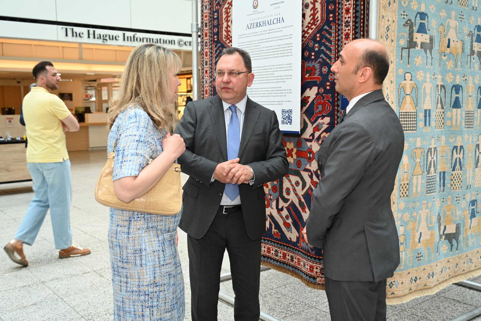 The opening ceremony of the carpet exhibition "The Splendor of Azerbaijani Carpets: Learning Through Art" was held in the Netherlands (PHOTO/VIDEO)