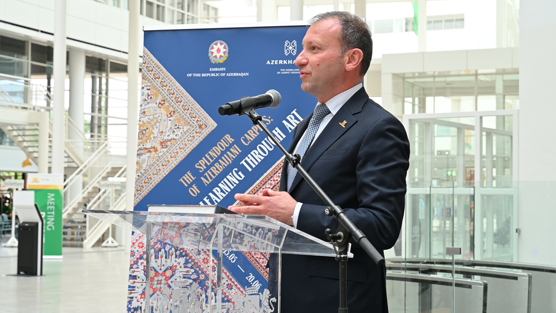 The opening ceremony of the carpet exhibition "The Splendor of Azerbaijani Carpets: Learning Through Art" was held in the Netherlands (PHOTO/VIDEO)