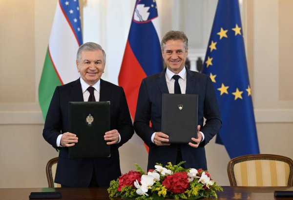 President of Uzbekistan and Slovenian PM sign joint statement