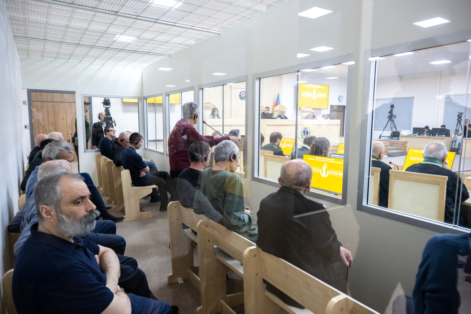 Trial of Armenian individuals accused of war crimes and crimes against humanity continues (PHOTO)