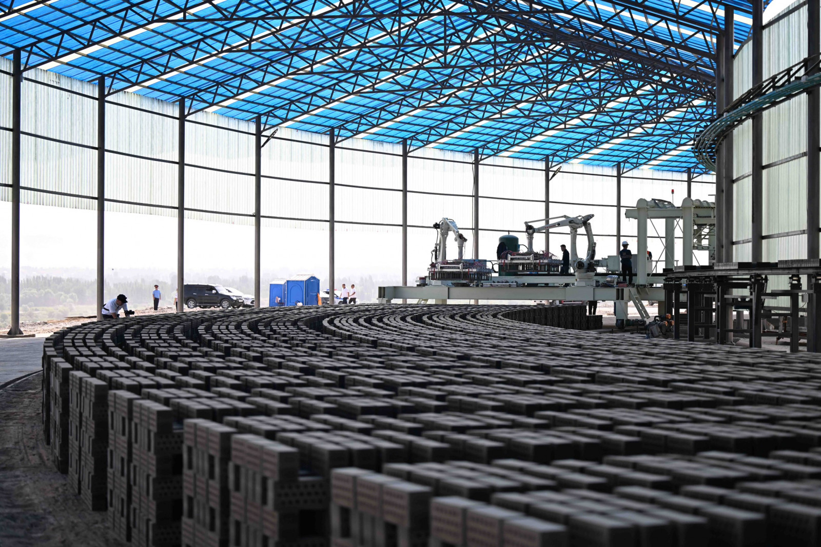 Kyrgyzstan opens new brick factory in nation's Osh region