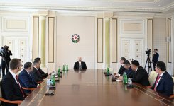 President Ilham Aliyev receives delegation of OTS Interior Ministers’ Second Summit (PHOTO/VIDEO)