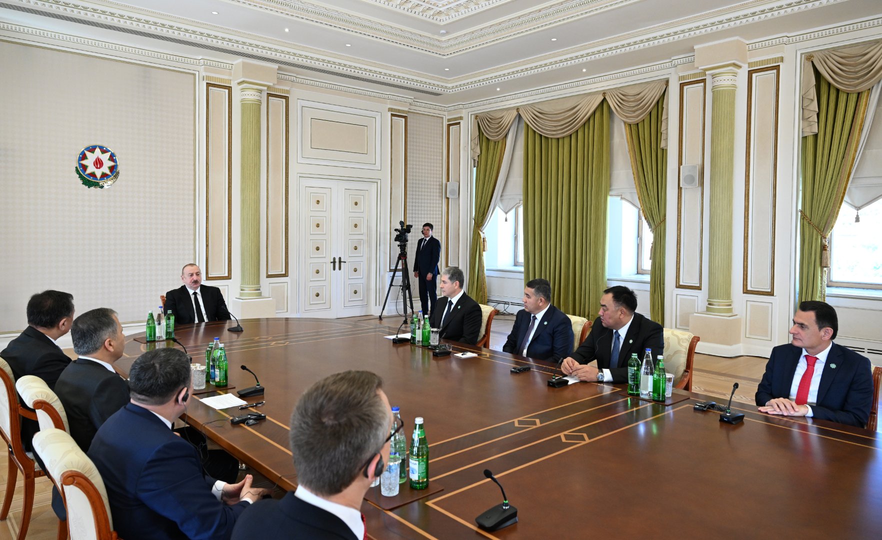 President Ilham Aliyev receives delegation of OTS Interior Ministers’ Second Summit (PHOTO/VIDEO)