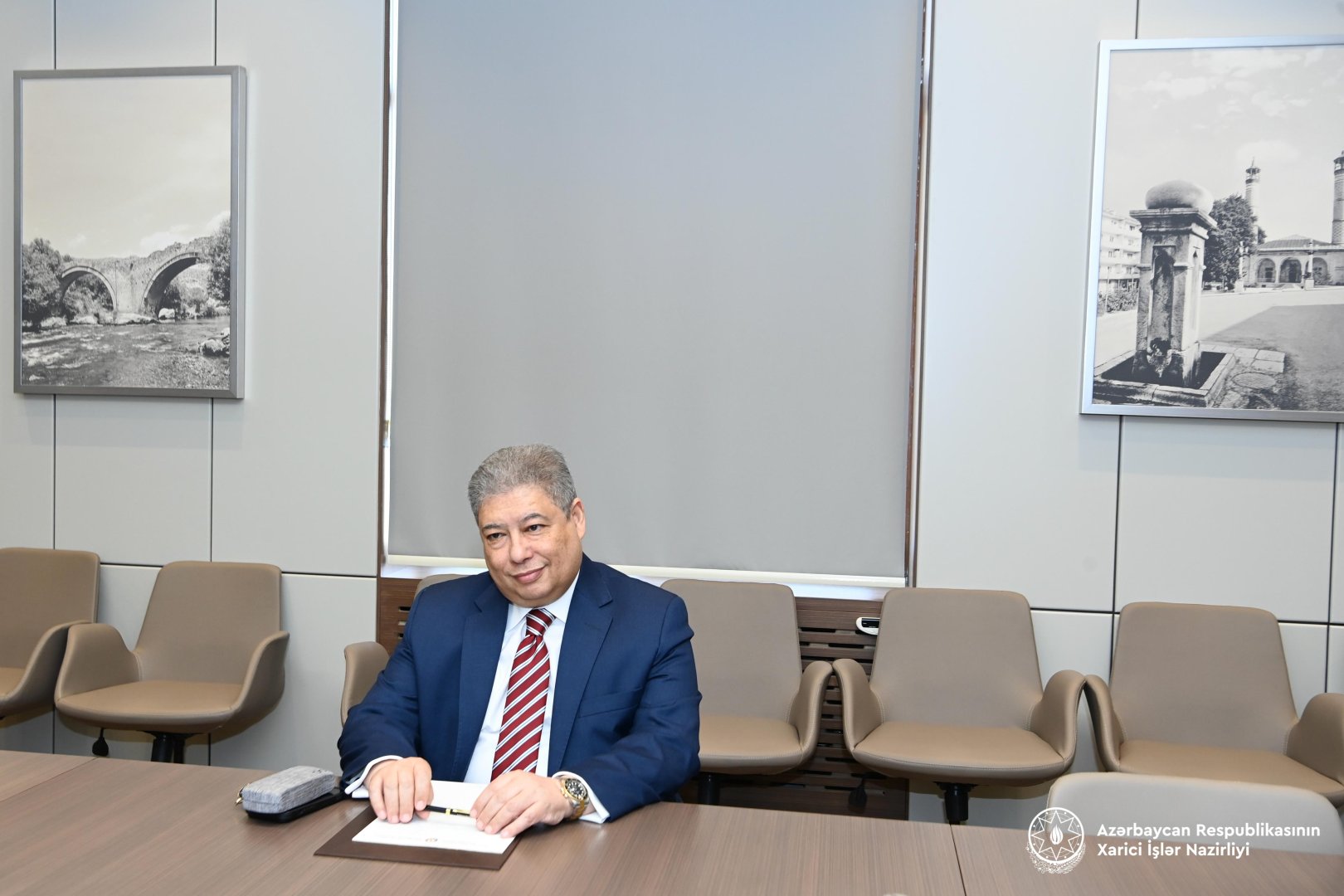 Egyptian Ambassador concludes his diplomatic mission in Azerbaijan (PHOTO)