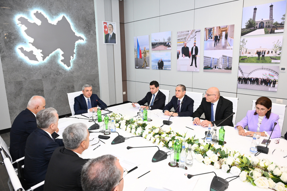 Azerbaijan's Coordination Headquarters convenes for meeting in Aghdam (PHOTO)