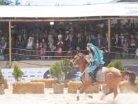 Recep Tayyip Erdogan and his spouse watch performance of Azerbaijani participants at Ethnosport and Culture Festival (PHOTO)