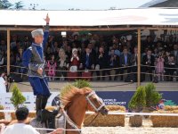 Recep Tayyip Erdogan and his spouse watch performance of Azerbaijani participants at Ethnosport and Culture Festival (PHOTO)