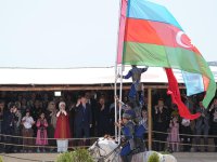 Recep Tayyip Erdogan and his spouse watch performance of Azerbaijani participants at Ethnosport and Culture Festival (PHOTO)