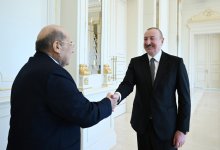 President Ilham Aliyev receives Speaker of Egyptian Senate (PHOTO)