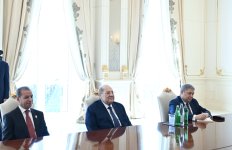 President Ilham Aliyev receives Speaker of Egyptian Senate (PHOTO)