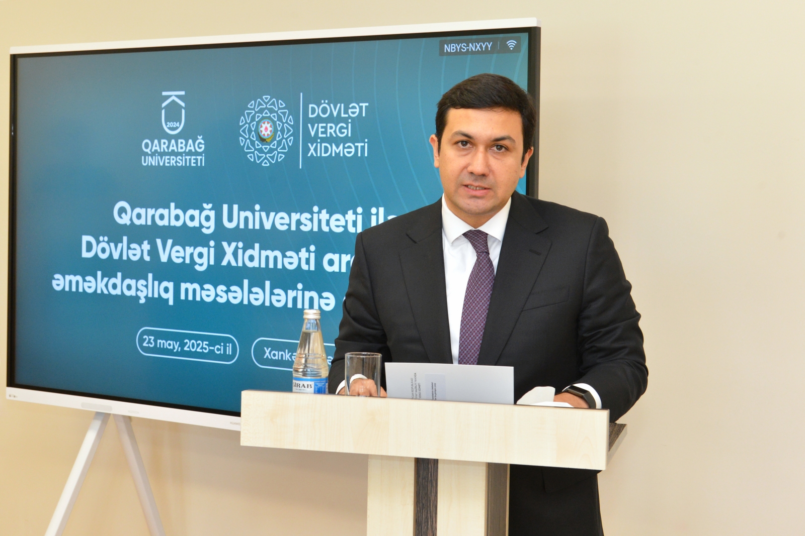 Azerbaijan's State Tax Service, Garabagh University sign cooperation agreement (PHOTO)