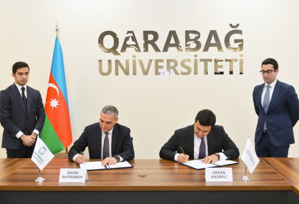 Azerbaijan's State Tax Service, Garabagh University sign cooperation agreement (PHOTO)