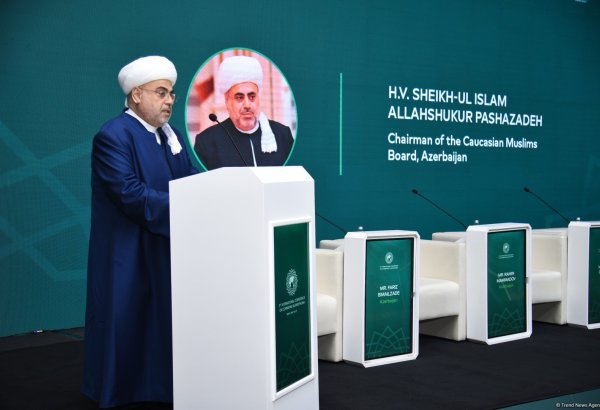 Azerbaijani sheikh-ul-Islam talks up multiculturalism and islamic unity ideas