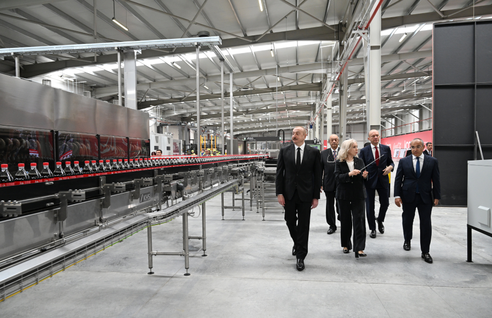 President Ilham Aliyev attends opening ceremony of new production facility of “Azerbaijan Coca-Cola Bottlers” LLC in Ismayilli (PHOTO/VIDEO)