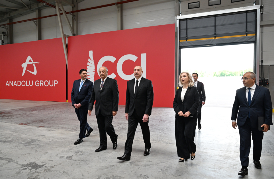 President Ilham Aliyev attends opening ceremony of new production facility of “Azerbaijan Coca-Cola Bottlers” LLC in Ismayilli (PHOTO/VIDEO)