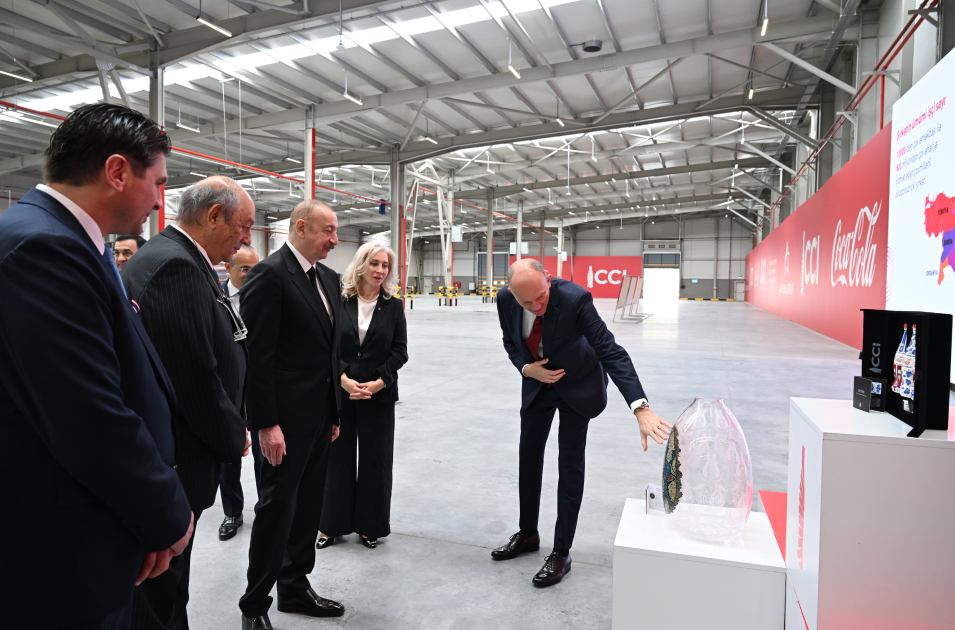 President Ilham Aliyev attends opening ceremony of new production facility of “Azerbaijan Coca-Cola Bottlers” LLC in Ismayilli (PHOTO/VIDEO)