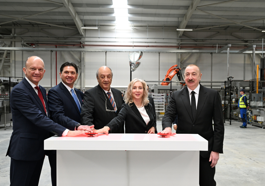 President Ilham Aliyev attends opening ceremony of new production facility of “Azerbaijan Coca-Cola Bottlers” LLC in Ismayilli (PHOTO/VIDEO)