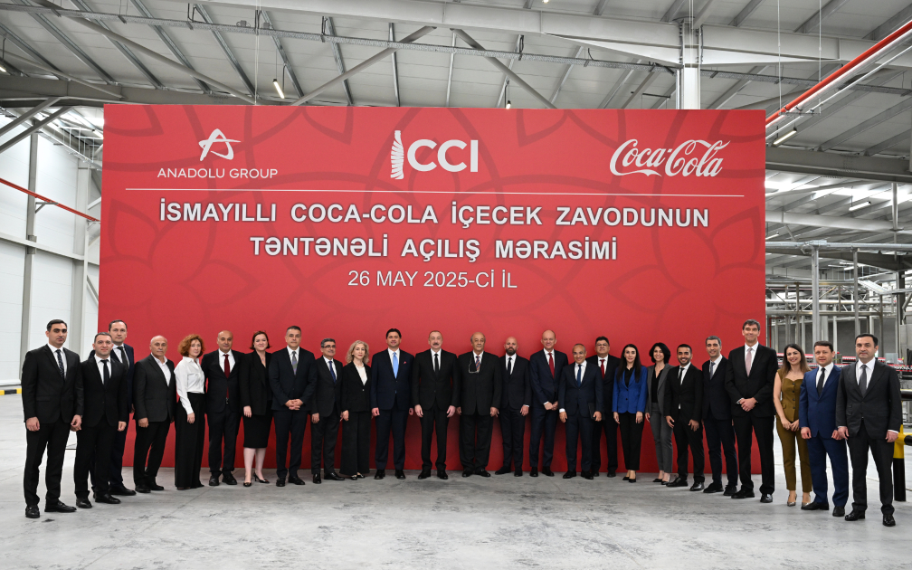 President Ilham Aliyev attends opening ceremony of new production facility of “Azerbaijan Coca-Cola Bottlers” LLC in Ismayilli (PHOTO/VIDEO)