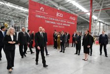 President Ilham Aliyev attends opening ceremony of new production facility of “Azerbaijan Coca-Cola Bottlers” LLC in Ismayilli (PHOTO/VIDEO)