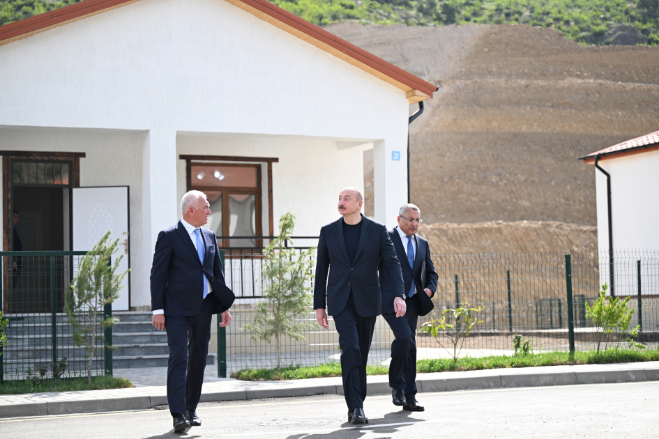 President Ilham Aliyev attends inauguration of Beylik village in Lachin (PHOTO/VIDEO)
