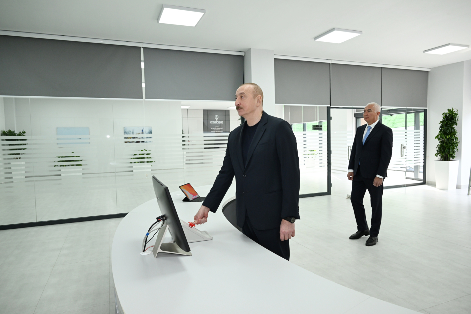 President Ilham Aliyev attends opening of Lachin Electric Network Digital Control Center (PHOTO/VIDEO)