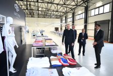 President Ilham Aliyev attends opening of "LATIFA" Lachin Garment Factory (PHOTO/VIDEO)