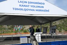 President Ilham Aliyev lays foundation stone for Lachin cable car line (PHOTO/VIDEO)