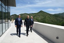 President Ilham Aliyev attends opening of “Lachin” Recreation Complex (PHOTO)