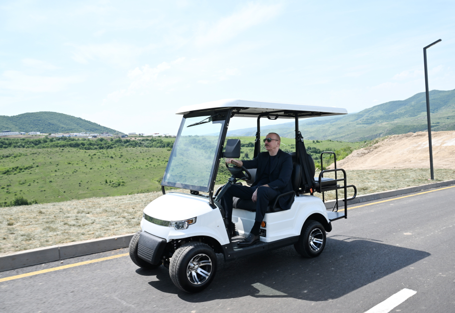 President Ilham Aliyev attends opening of “Lachin” Recreation Complex (PHOTO)
