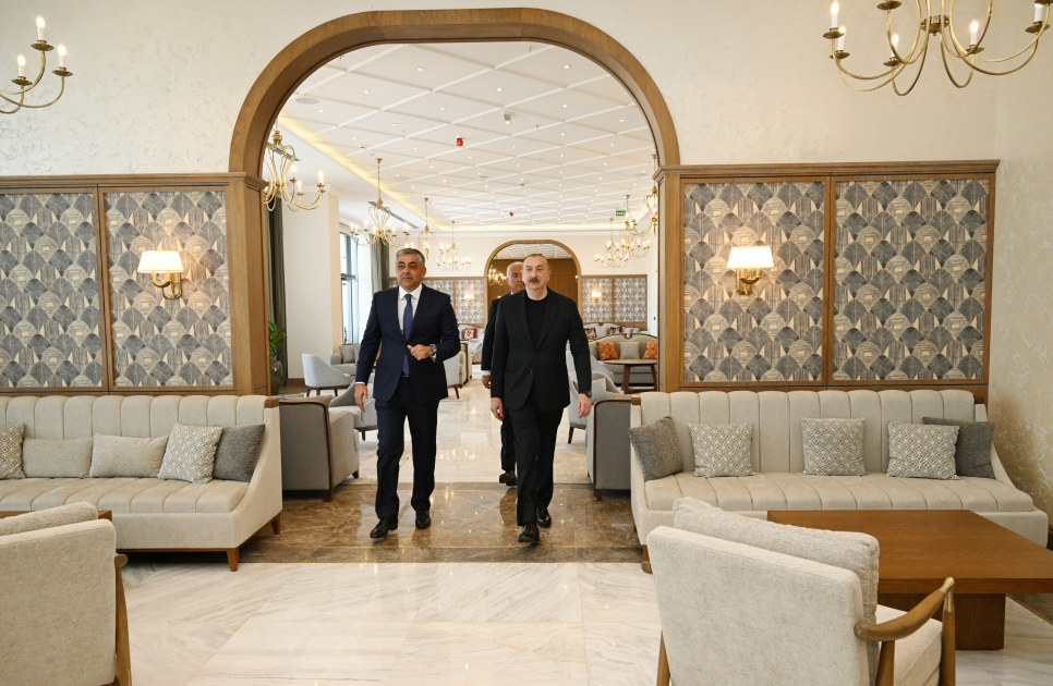 President Ilham Aliyev attends opening of “Lachin” Recreation Complex (PHOTO)