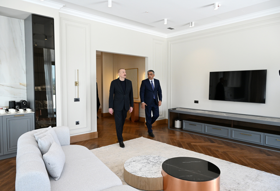 President Ilham Aliyev attends opening of “Lachin” Recreation Complex (PHOTO)