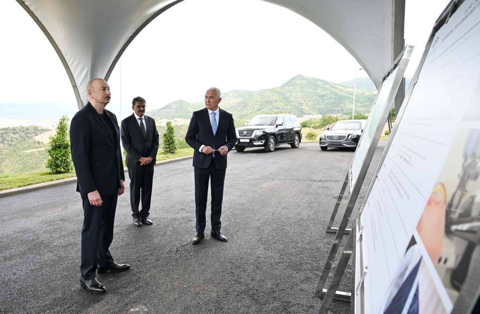 President Ilham Aliyev attends opening of "LATIFA" Lachin Garment Factory (PHOTO/VIDEO)